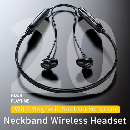 Neckband Magnetic Wireless Earbuds 20H Playtime 230mAh In-Ear Noise Canceling Sports for Bedside Audio, Alarms and Room Entertainment