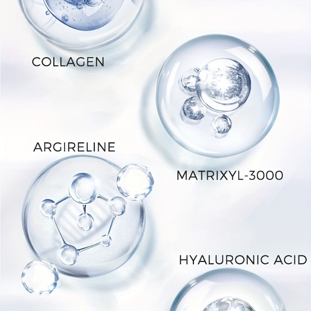 Matrixyl 3000 + Argireline Serum with Collagen, Hyaluronic Acid & Peptides — Anti-Aging Firming Face Serum, Smooths Wrinkles & Expression Lines, Alcohol-Free, 30ml / 1 fl oz