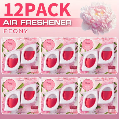Compact Air Freshener Cups in Six Scents, Available in 2, 6 or 12 Packs for Closets, Bathrooms and Small Spaces