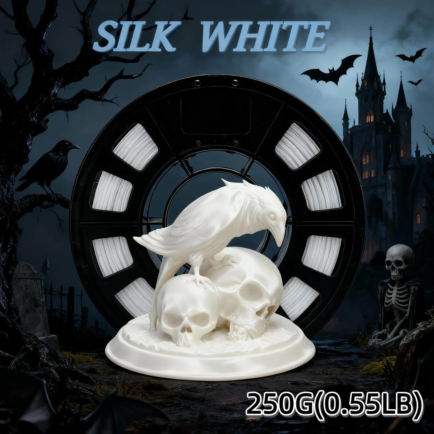 3D Printer Filament PLA 1.75mm 250g Finish Mix with Silk, Transparent and Solid Color Options