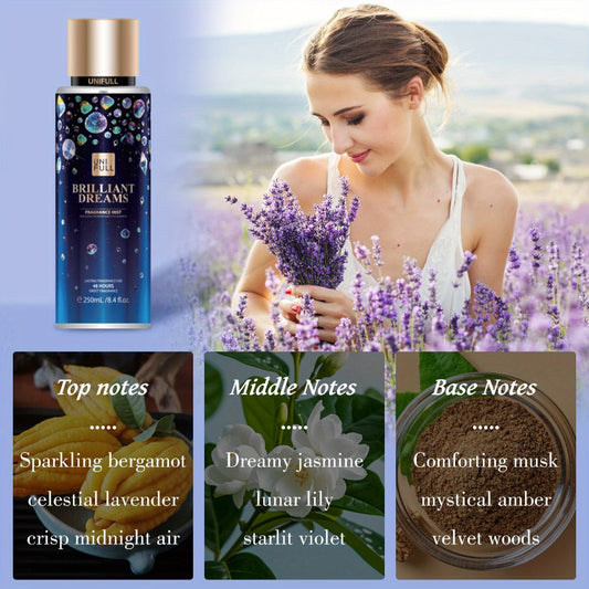 Floral EDP Body & Hair Perfume Mist for Women 8.4 oz Long Lasting Spray – 6 Scents Incantation Desire Temptation Warm Sweet Mi Magic – Gift for Her