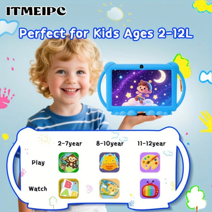 Android Tablet 7-Inch Kids Model with Android 14, WiFi 6, Parental Controls and Protective Case
