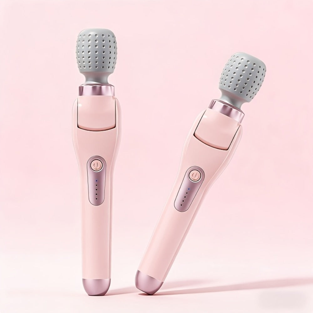 Electric Handheld Massager 180° Foldable Massage Stick | 5-Speed Vibration USB Rechargeable Rotating Head | Full Body Relief Neck Back Shoulder Leg Waist | Portable Cordless Massager Gift for Women Men