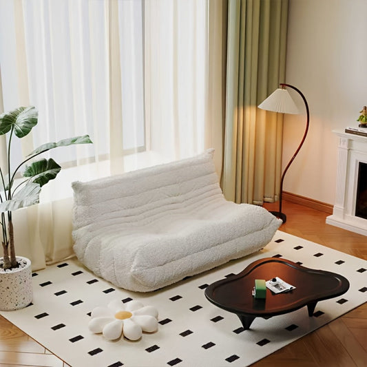 Floor Sofa shown in the Green Single option