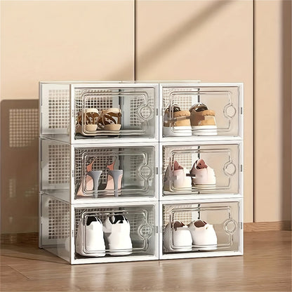 Shoe Box shown in the White, 6pcs option