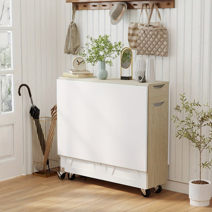 Foldable Dining Table, Family Dining Table for Work, Display, and Everyday Use in Kitchen detail image - detail view 18