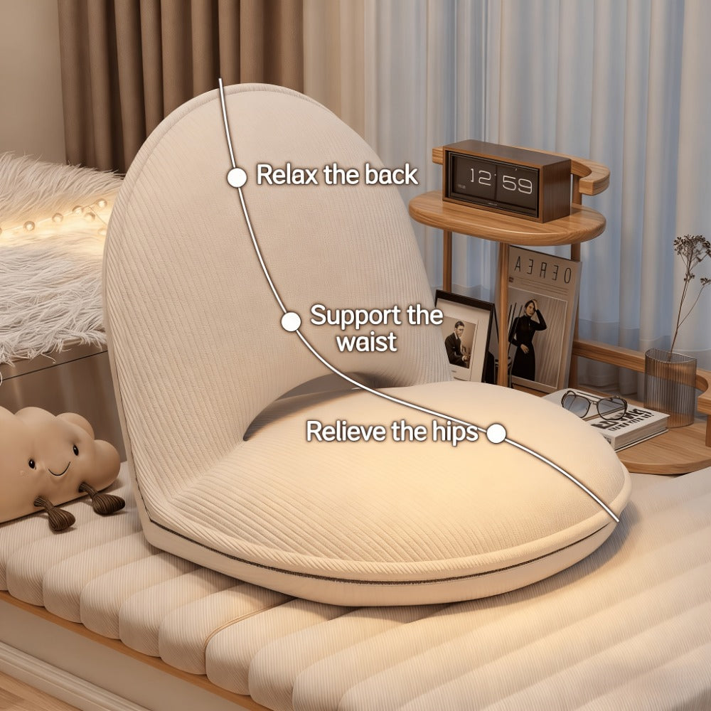 Foldable Floor Chair for Comfortable Everyday Seating in Living Room detail image - detail view 10