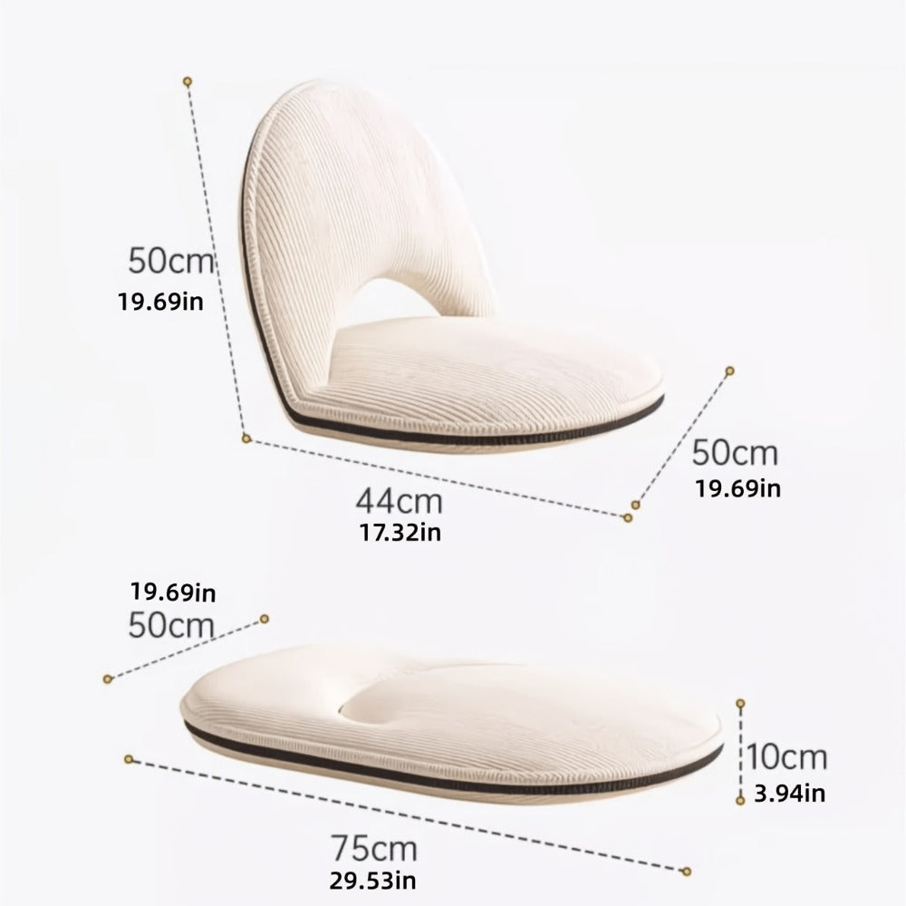 Foldable Floor Chair for Comfortable Everyday Seating in Living Room detail image - detail view 11