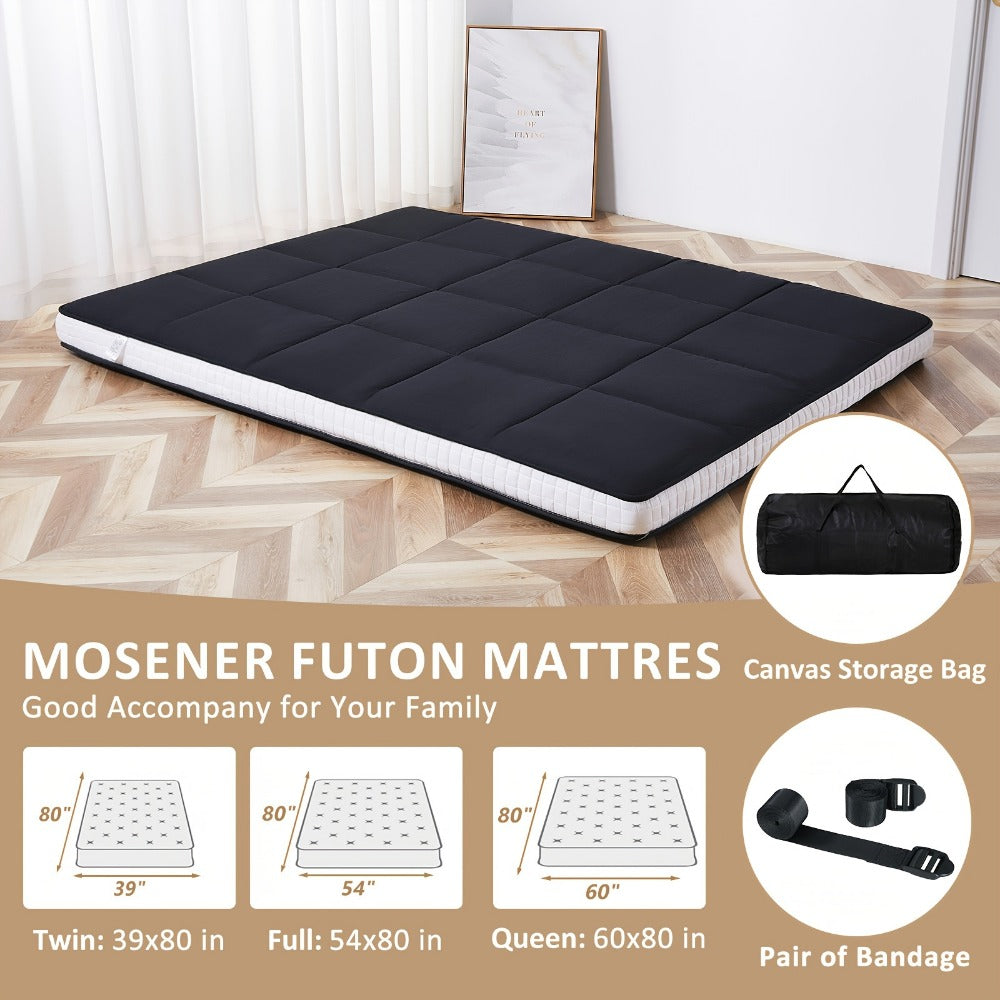 Foldable Floor Mattress, Portable Guest Bed for Bedroom Comfort and Support detail image - detail view 3