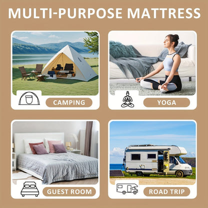 Foldable Floor Mattress, Portable Guest Bed for Bedroom Comfort and Support detail image - detail view 8
