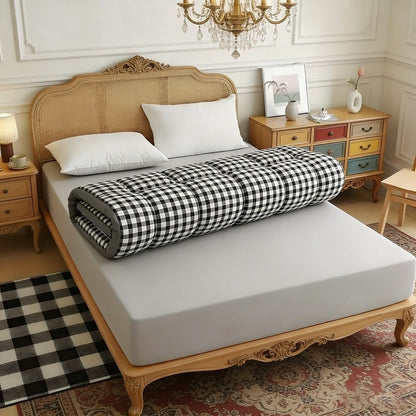 Foldable Floor Mattress with Washable Cover, Japanese Futon Mat for Bedroom detail image - detail view 10