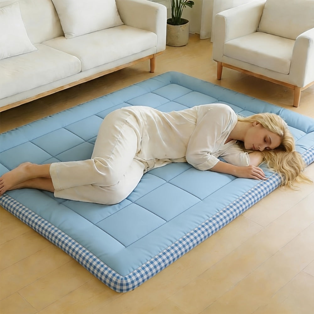 Foldable Floor Mattress with Washable Cover, Japanese Futon Mat for Bedroom detail image - detail view 14