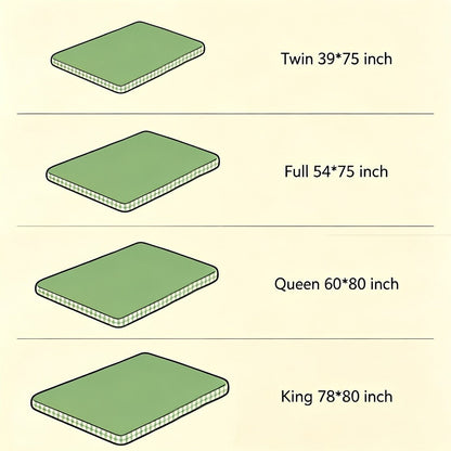 Foldable Floor Mattress with Washable Cover, Japanese Futon Mat for Bedroom detail image - detail view 4