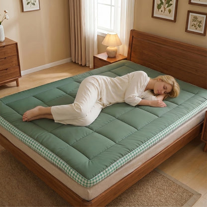 Foldable Floor Mattress with Washable Cover, Japanese Futon Mat for Bedroom detail image - detail view 8
