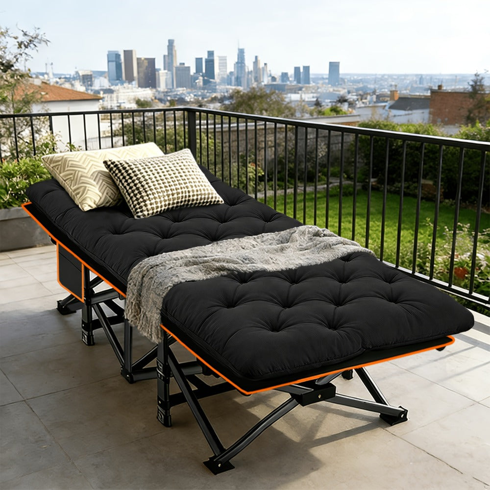 Foldable Heavy-Duty Camping Bed with Tool-Free Assembly for Bedroom detail image - detail view 10