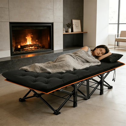 Foldable Heavy-Duty Camping Bed with Tool-Free Assembly for Bedroom detail image - detail view 12