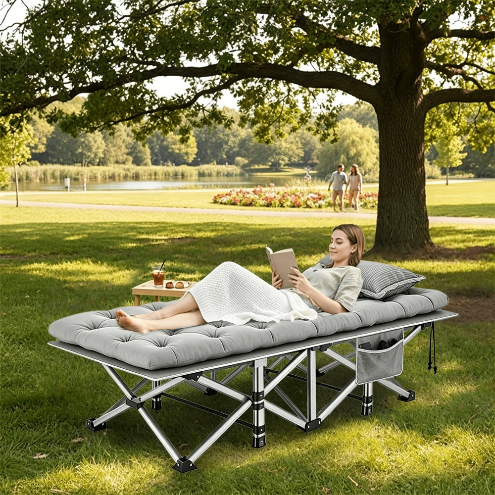 Foldable Heavy-Duty Camping Bed with Tool-Free Assembly for Bedroom detail image - detail view 8