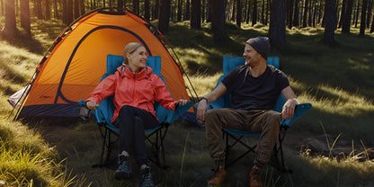 Foldable Heavy-Duty Camping Chair with Cup Holder and Storage Pocket for Patio detail image - detail view 14
