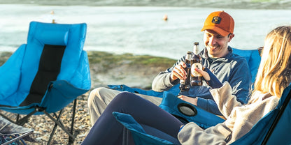 Foldable Heavy-Duty Camping Chair with Cup Holder and Storage Pocket for Patio detail image - detail view 18