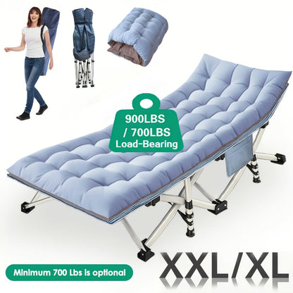 Camping Cot, Heavy Duty with Mattress Folding Oversize Adult Cot for Sleeping 700 & 900 shown in the main product view