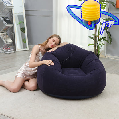 Inflatable Chair shown in the Dark Blue option