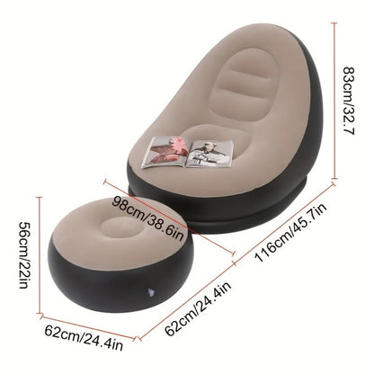 Foldable Inflatable Furniture with Multiple Color Options for Bedroom detail image - detail view 4