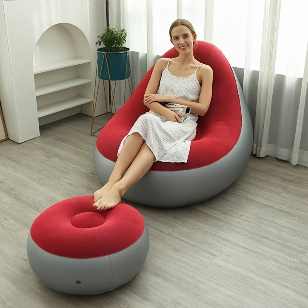 Foldable Inflatable Furniture with Multiple Color Options for Bedroom detail image - detail view 6