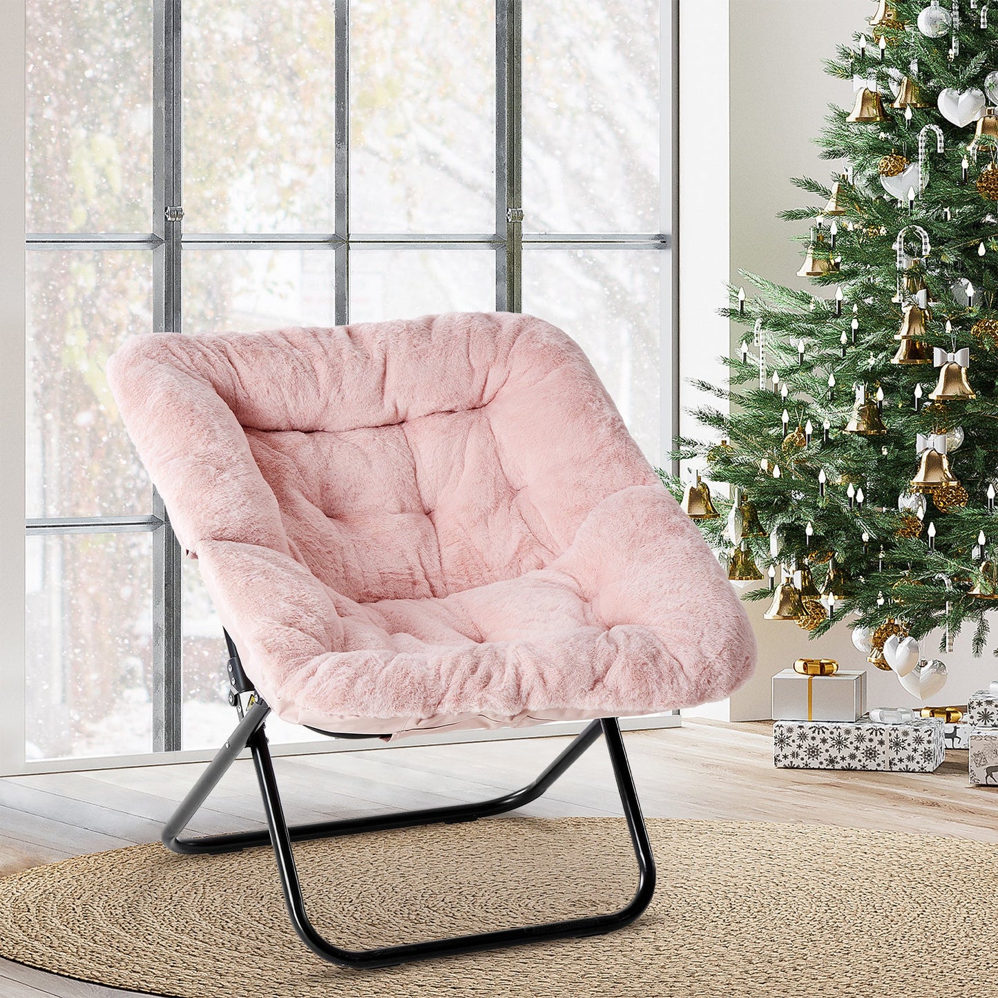 Foldable Lounge Chair with Multiple Color Options for Bedroom detail image - detail view 14