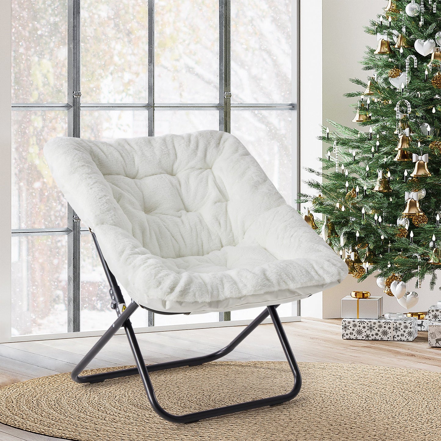 Foldable Lounge Chair with Multiple Color Options for Bedroom detail image - detail view 7