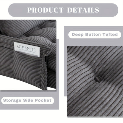Foldable Metal Sofa Bed with Fold-Out Lounger for Comfortable Everyday Seating in Bedroom detail image - detail view 20