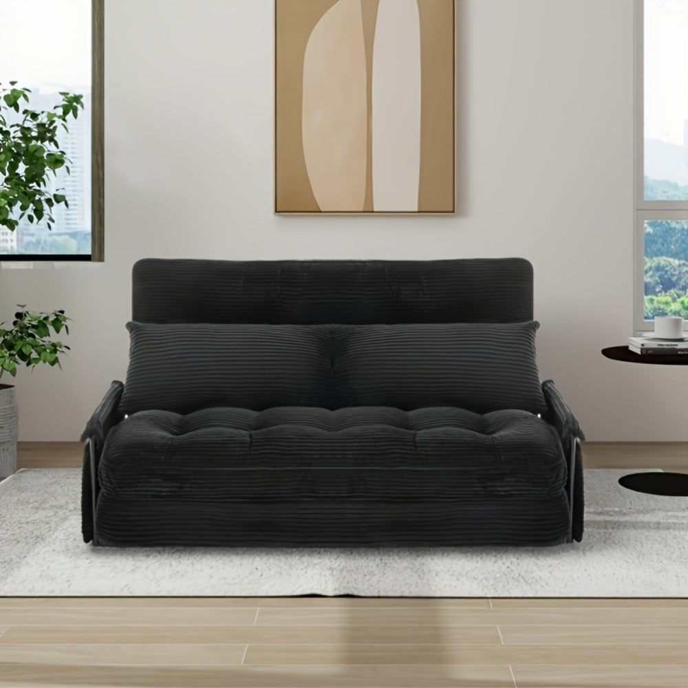 Foldable Metal Sofa Bed with Fold-Out Lounger for Comfortable Everyday Seating in Bedroom detail image - detail view 6