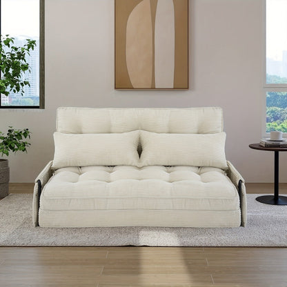 Foldable Metal Sofa Bed with Fold-Out Lounger for Comfortable Everyday Seating in Bedroom detail image - detail view 8