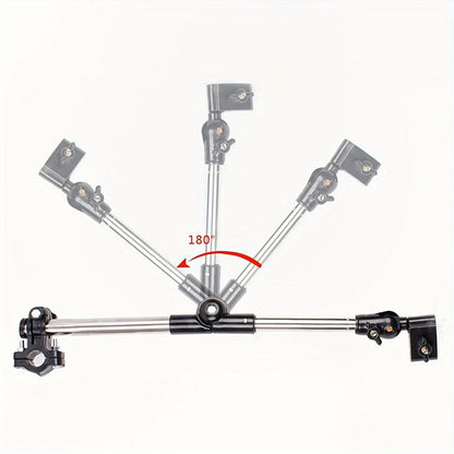 Foldable Metal Umbrella Stand with Tool-Free Assembly for Patio detail image - detail view 10
