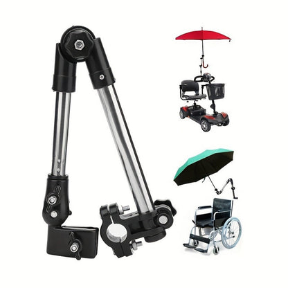 Foldable Metal Umbrella Stand with Tool-Free Assembly for Patio detail image - detail view 12