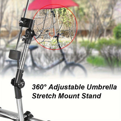 Foldable Metal Umbrella Stand with Tool-Free Assembly for Patio detail image - detail view 15