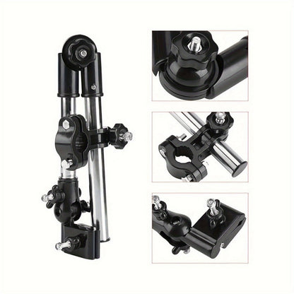 Foldable Metal Umbrella Stand with Tool-Free Assembly for Patio detail image - detail view 4