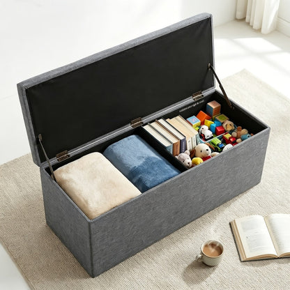 Foldable Ottoman with Waterproof Protection and Hidden Storage for Living Room detail image - detail view 13