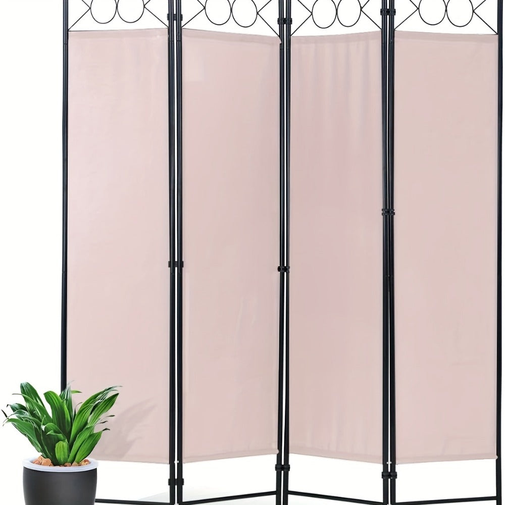 Foldable Room Divider with Added Privacy and Tool-Free Assembly detail image - detail view 7