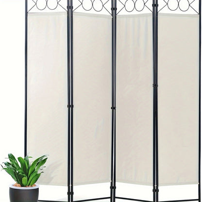 Foldable Room Divider with Added Privacy and Tool-Free Assembly detail image - detail view 9