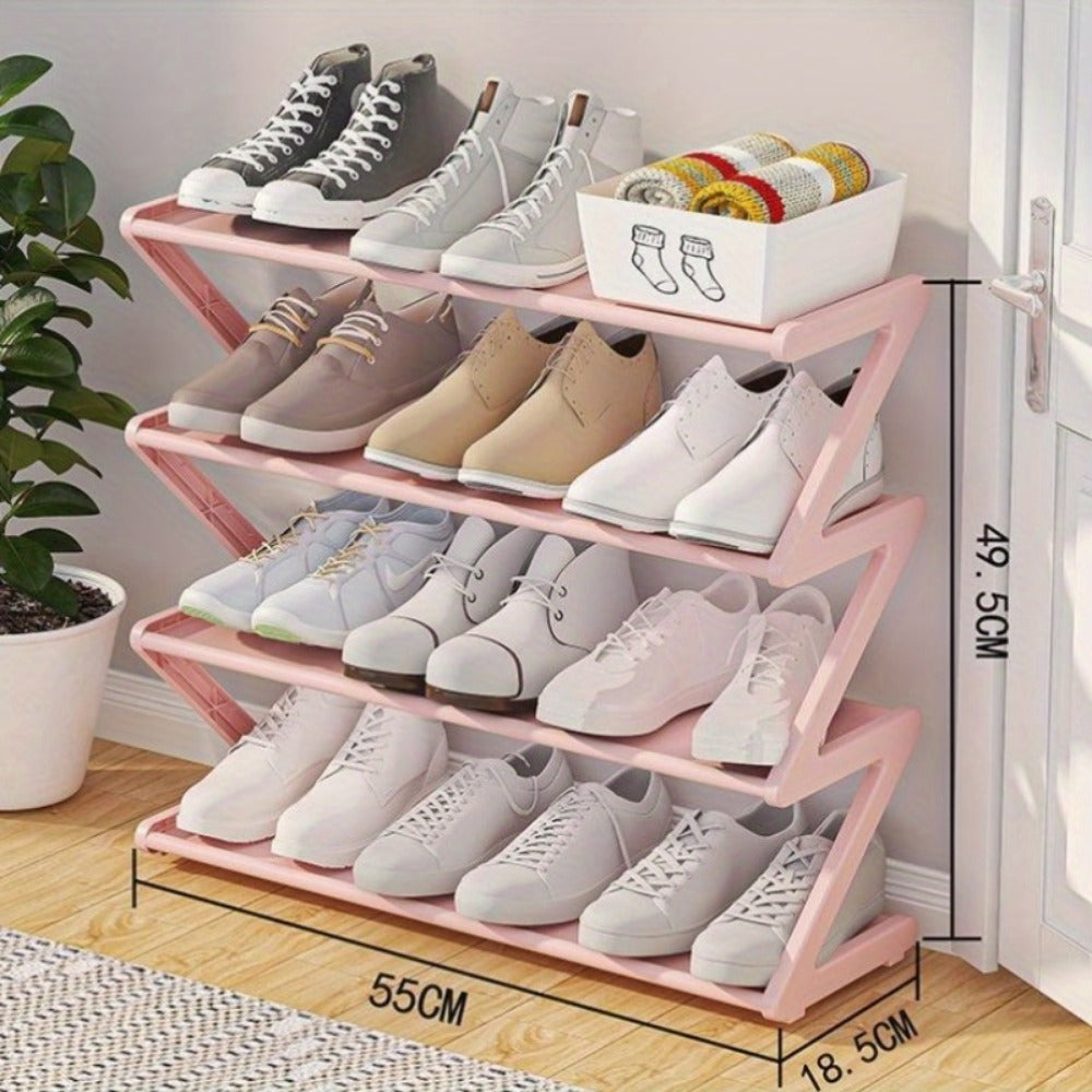 Foldable Shoe Rack with Large-Capacity Storage for Organized Everyday Storage detail image - detail view 10