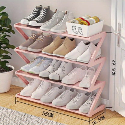 Foldable Shoe Rack with Large-Capacity Storage for Organized Everyday Storage detail image - detail view 10