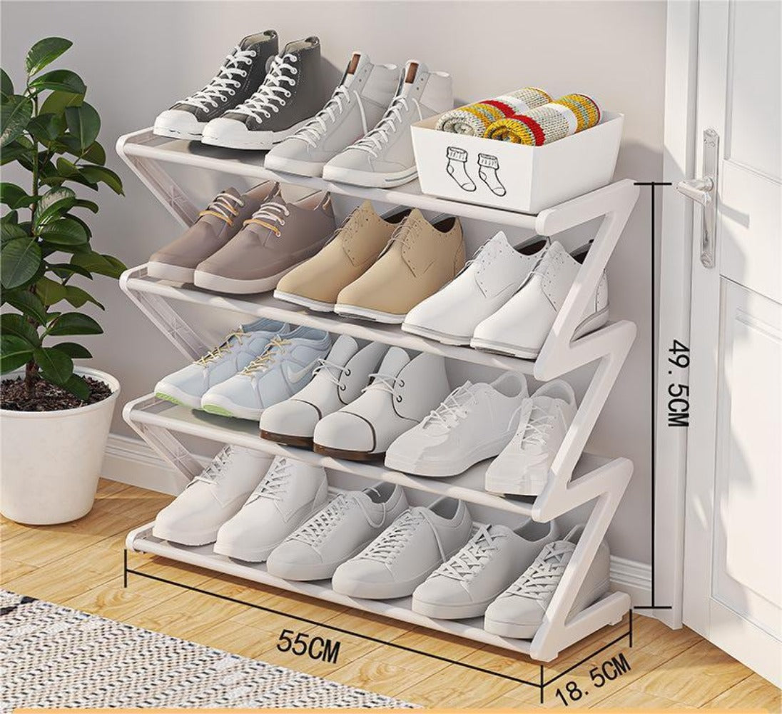 Foldable Shoe Rack with Large-Capacity Storage for Organized Everyday Storage detail image - detail view 13