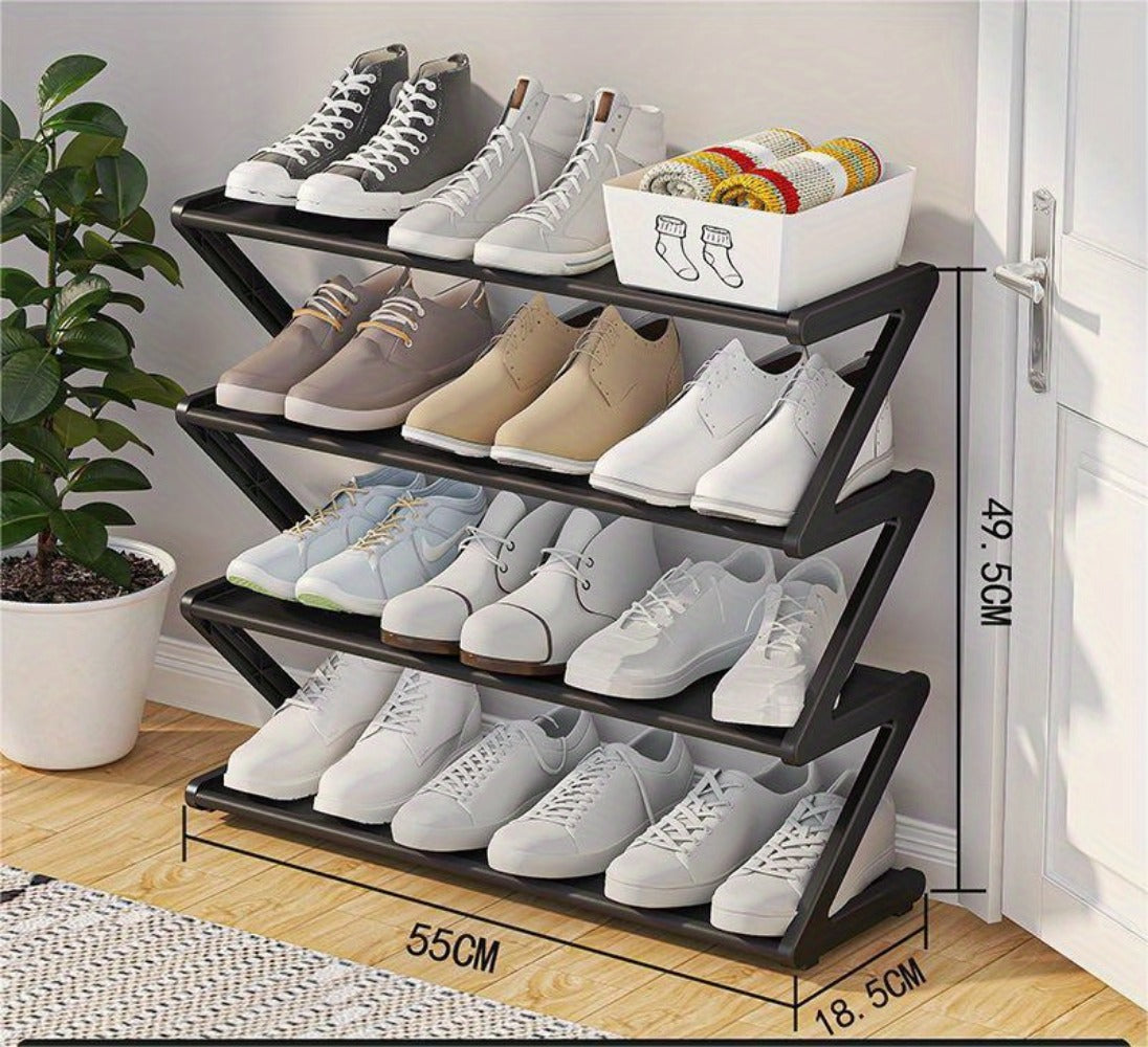 Foldable Shoe Rack with Large-Capacity Storage for Organized Everyday Storage detail image - detail view 14