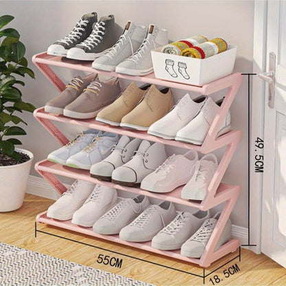 Foldable Shoe Rack with Large-Capacity Storage for Organized Everyday Storage detail image - detail view 5