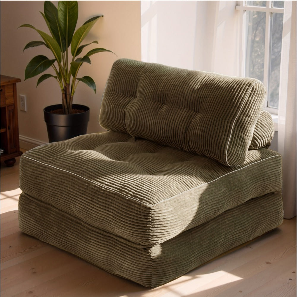 Foldable Sofa Bed with Fold-Out Lounger for Comfortable Everyday Seating detail image - detail view 8
