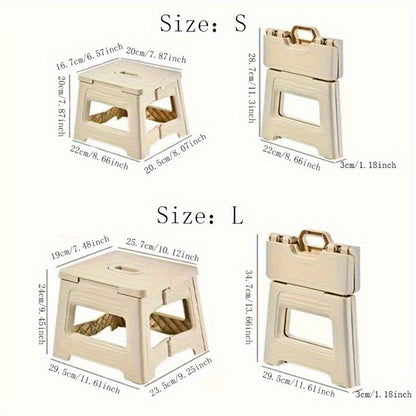 Foldable Step Stools And Footstools with Non-Slip Base and Adjustable Height detail image - detail view 3