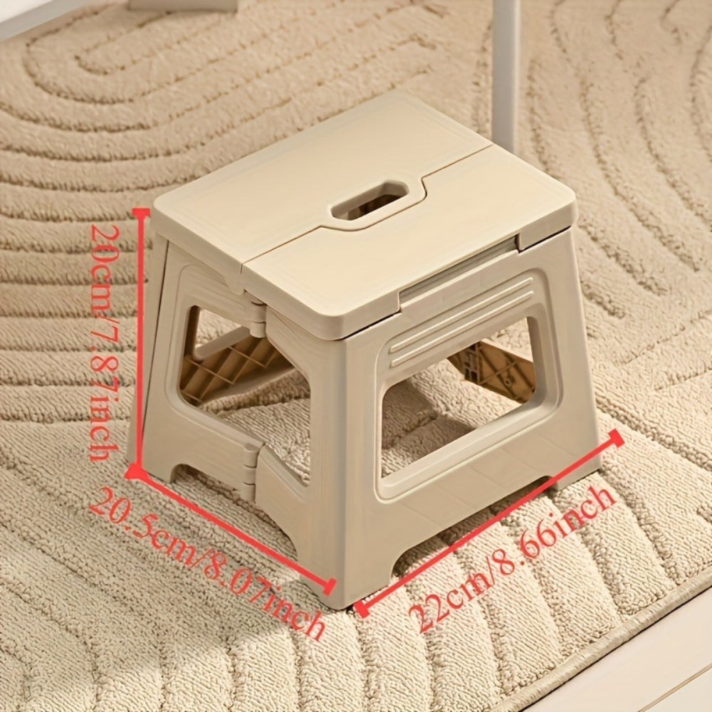 Foldable Step Stools And Footstools with Non-Slip Base and Adjustable Height detail image - detail view 4