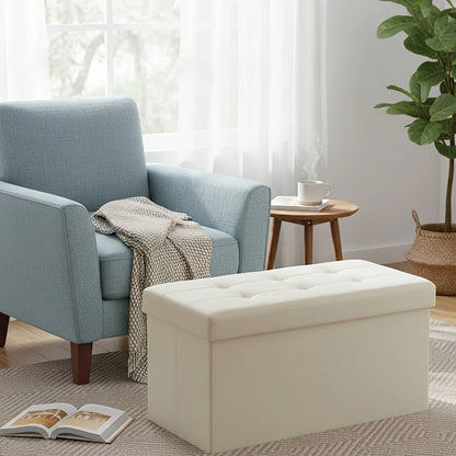 Ottoman shown in the Beige, 15"D x 30"W x 15"H*(PE) option