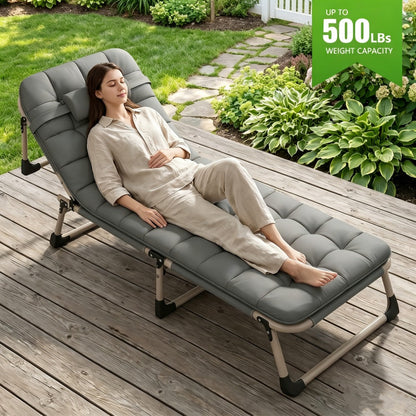Folding Lounge Chair for Comfortable Everyday Seating in Home Office detail image - detail view 7
