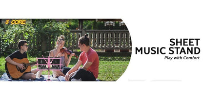 Folding Music Stand, Foldable, Adjustable, Core for Holding Sheet Music For Lessons detail image - detail view 12